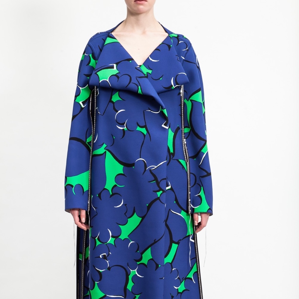 Marni Runway Spangled Marco Drill Coat NWT it40 - Picture 2 of 8